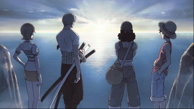 La tripulación de los Piratas de Sombrero de Paja en el anime "The One Piece" (Foto: Wit Studio)