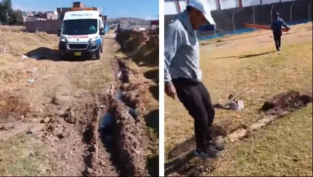 El Estadio Monumental de Jauja se encontraba en estas condiciones previo al partido entre Melgar y Sport Huancayo. (Foto: Edward Alva)