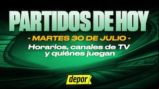 Partidos de HOY, martes 30 de julio: horarios, quiénes juegan y cómo ver gratis