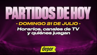 ¿Qué partidos se juegan hoy, domingo 21 de julio? Horarios y canales TV