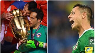 “Diles que paren”: ‘Chicharito’ pidió clemencia a Claudio Bravo en el Chile 7-0 México