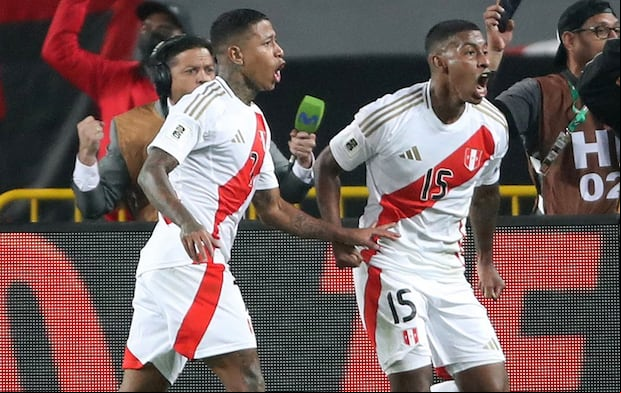 Perú venció 1-0 a Uruguay con gol de Miguel Araujo en la novena fecha de las Eliminatorias al Mundial 2026. (Foto: EFE)