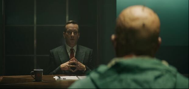 Matthew Macfadyen como un agente de la TVA en "Deadpool & Wolverine" (Foto: Marvel Studios)