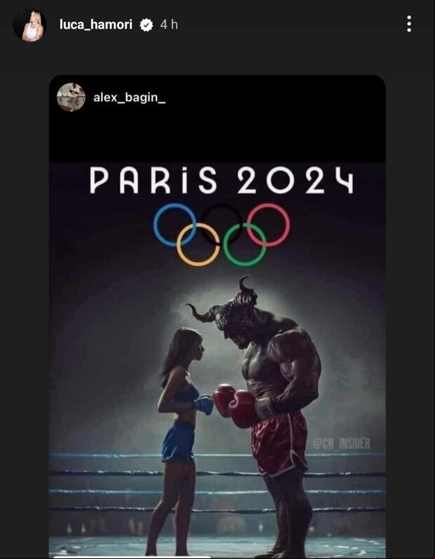 Luca Hámori y su polémico reposteo en Instagram. (Imagen: Instagram)