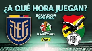 A qué hora juegan Ecuador vs. Bolivia por la fecha 11 de las Eliminatorias 2026
