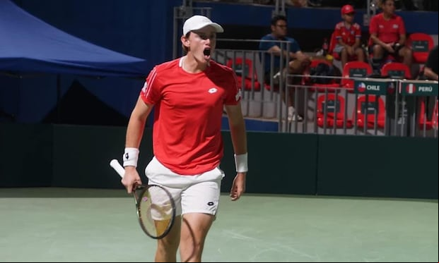 Ignacio Buse adelantó a Perú ante Líbano. (Foto: ATP)