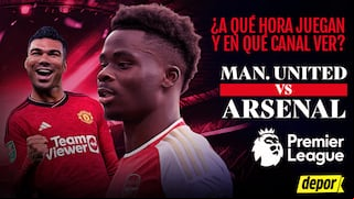 Manchester United vs Arsenal: a qué hora juegan y en qué canales ver hoy en TV