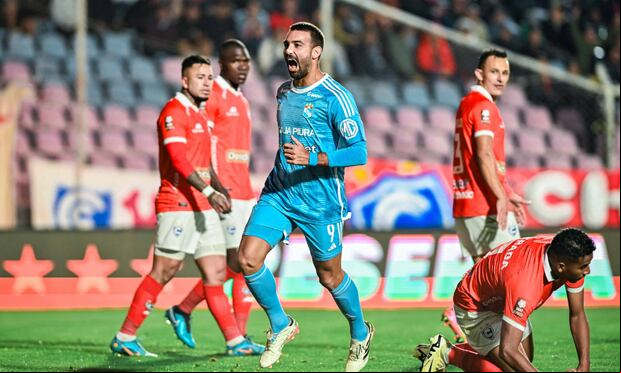 Martín Cauteruccio anotó dos goles ante Cienciano en Cusco por la Liga 1. (Foto: Sporting Cristal)