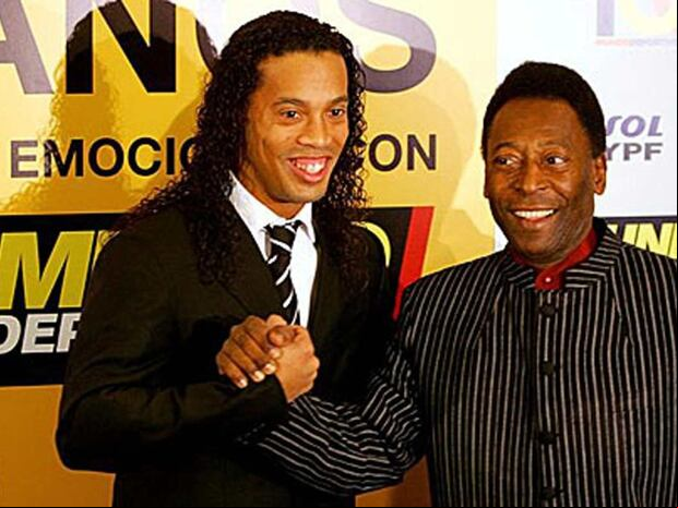 Ronaldinho eligió al Pelé como el mejor de la historia. (Foto: Difusión)