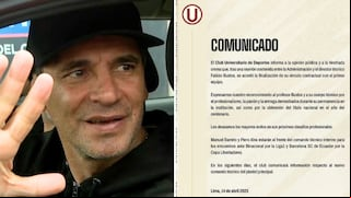 Universitario confirma salida de Fabián Bustos y anuncia dupla interina para dirigir al equipo