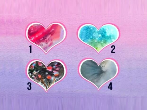 TEST VISUAL | Esta imagen te muestra cuatro corazones. Elige uno. (Foto: namastest.net)