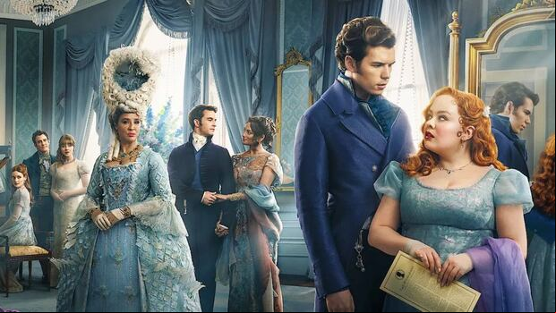 Luke Newton y Nicola Coughlan son las figuras principales del elenco de "Bridgerton" (Foto: Netflix)