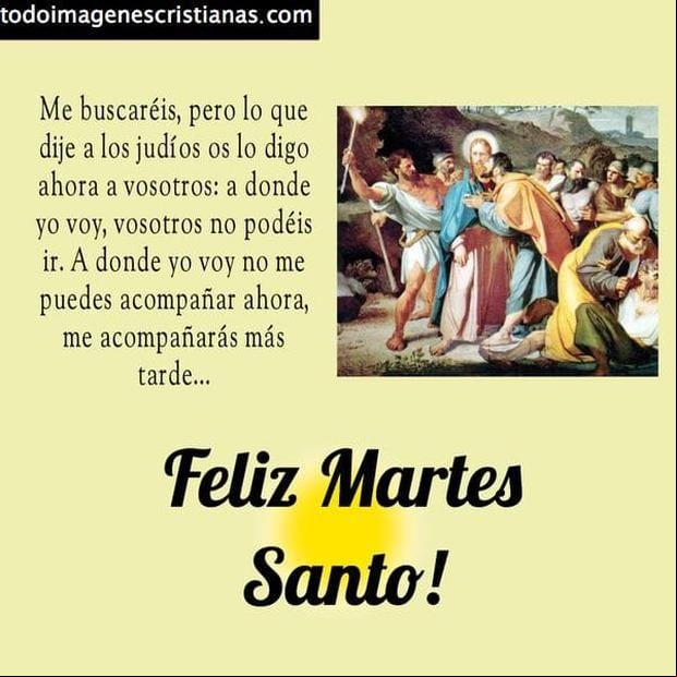 Frases y mensajes de buenos días para compartir este Martes Santo en redes sociales (Foto: Internet).