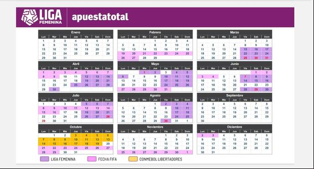 Calendario del fútbol femenino en Perú. (Foto: FPF)