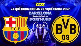 Canales para ver Barcelona vs. Borussia Dortmund en la ida de los cuartos de final