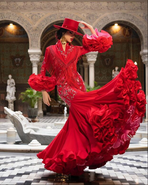 A la Miss Mundo España, Paula Pérez, le gusta la danza y baila flamenco (Foto: Paula Pérez/Instagram)
