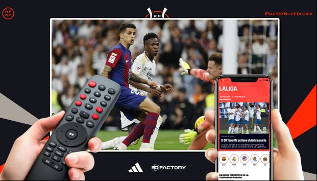 Lista de canales de televisión y plataformas online para ver el partido Real Madrid vs. FC Barcelona por la gran final de la Supercopa de España 2025 desde el estadio King Abdullah Sports City de la ciudad de Yeda, Arabia Saudita (Foto: AFP)