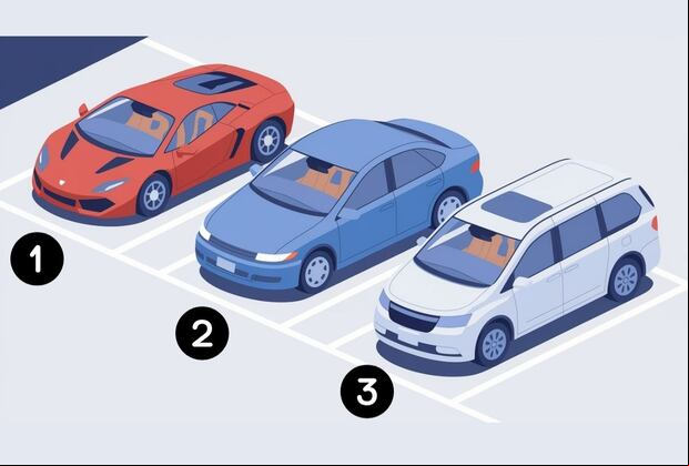 Choose one of the cars in this image to discover what kind of person you are (Design: Depor).