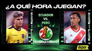 Perú vs. Ecuador por fecha 8 de Eliminatorias: a qué hora juegan
