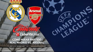 🔵 Caliente TV en vivo ahora - Arsenal vs. Real Madrid hoy vía Fútbol TV y App Online desde México