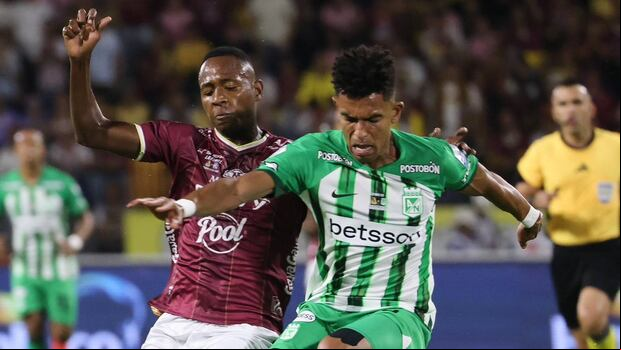 Atlético Nacional y Tolima igualaron en el partido de ida. (Foto: Tolima)