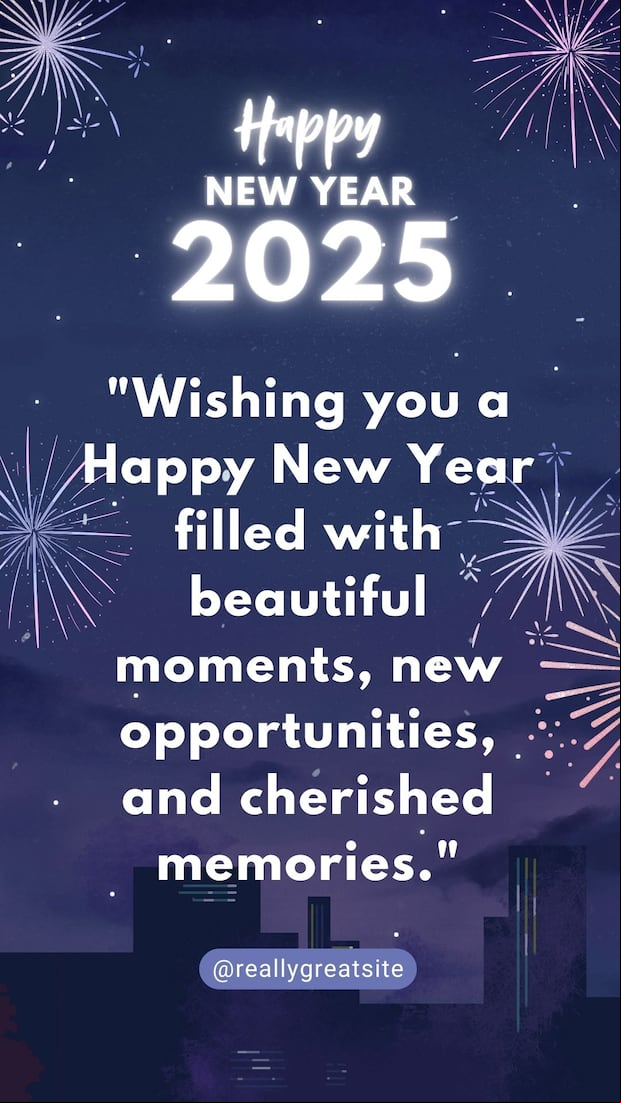 Happy New Year 2025 Advance Wishes Images, Status, Quotes, Wallpapers, Whatsapp Messages, Photos, Pics: Find the perfect greetings to share with loved ones. Celebrate the new year with joy and happiness (Photo: Canva.com)