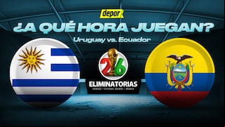Uruguay vs. Ecuador: a qué hora juegan hoy por las Eliminatorias