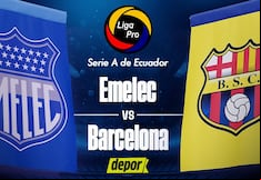 Emelec vs Barcelona SC: en qué canal ver y a qué hora juegan