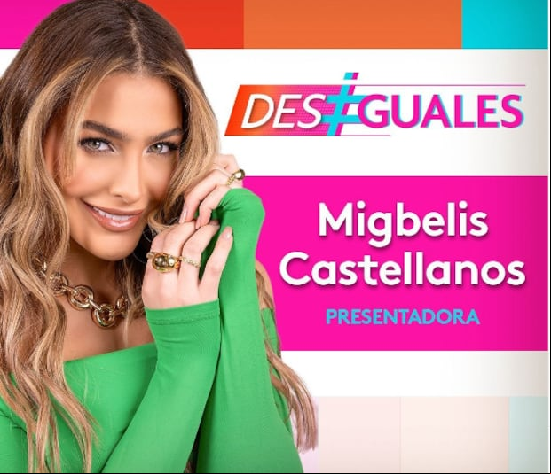 La venezolana Migbelis Castellanos fue la primera presentadora en ser confirmada en "Desiguales" (Foto: Desiguales / Instagram)