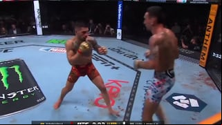 Mira el nocaut de Ilia Topuria vs. Max Holloway hoy en el UFC 308 - VIDEO