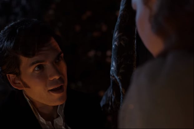 Colin (Luke Newton) le pide a Penelope Featherington (Nicola Coughlan) que se case con él al final de la parte 1 de la temporada 3 de "Bridgerton" (Foto: Netflix)