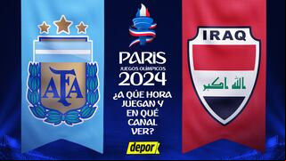 Argentina ante Irak: a qué hora juegan y en qué canales TV ver Juegos Olímpicos