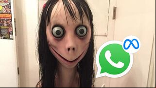 Meta AI en WhatsApp dibujó la versión más extraña de Momo, la leyenda de Internet
