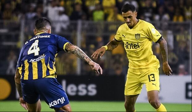 Peñarol vs. Rosario Central por la fecha 1 de la Copa Libertadores 2024. (Foto: Peñarol).