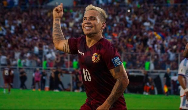 Yeferson Soteldo jugador de la Selección de Venezuela. (Foto: Agencias).