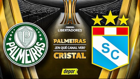 ¿En qué canales ver Sporting Cristal vs. Palmeiras, por la Copa Libertadores?