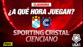 ¿A qué hora juegan Sporting Cristal vs. Cienciano?