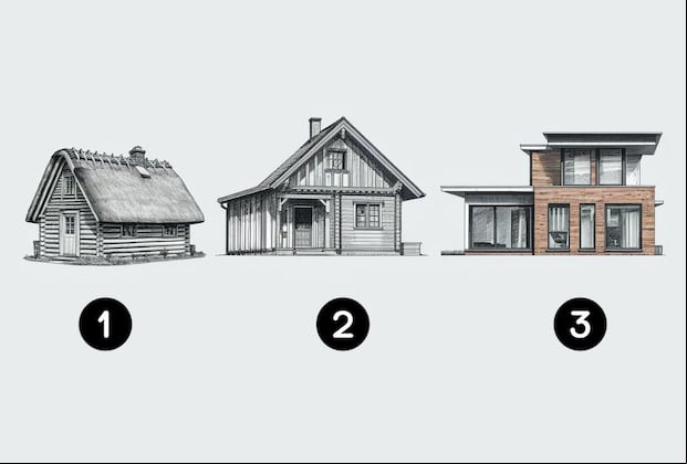 Personality test: choose one of the houses in the image to discover your main trait (Design: Depor).