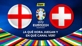 Qué canal pasa Inglaterra vs Suiza y a qué hora juegan hoy