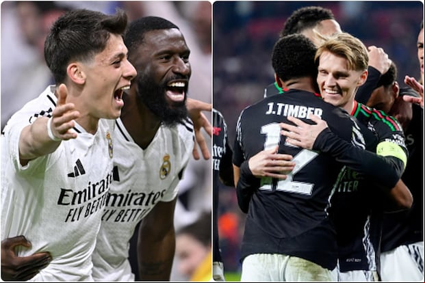 Arsenal vs. Real Madrid chocan este martes por la ida de cuartos de final de la UEFA Champions League. (Foto: Getty Images)