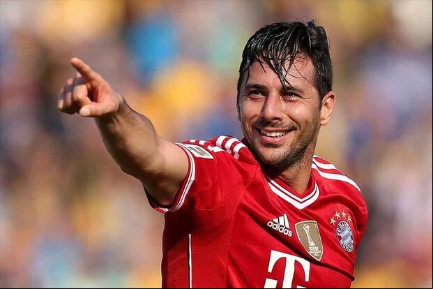Claudio Pizarro en Alemania.