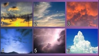 Indica qué cielo te gusta más y podrás conocerte mejor