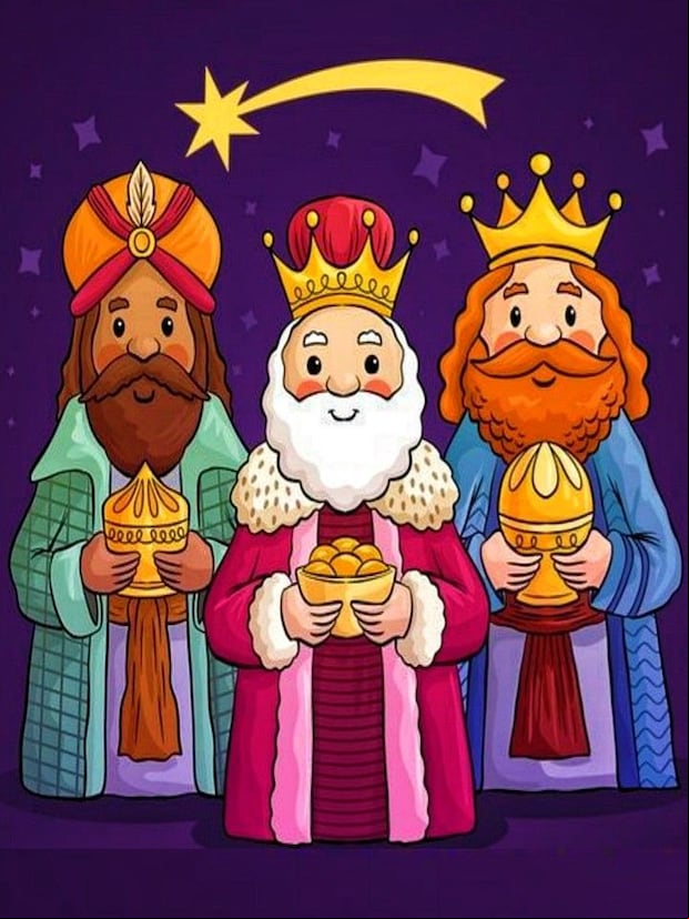 Día de los Reyes Magos: imágenes para compartir este 6 de enero (Foto: Pinterest).