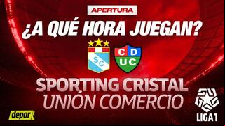 A qué hora juegan Sporting Cristal vs Unión Comercio por el Torneo Apertura 2024