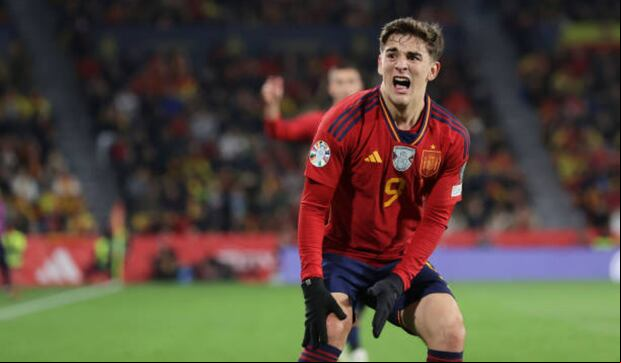 Gavi se lesionó jugando con la Selección de España. (Foto: Getty Images)