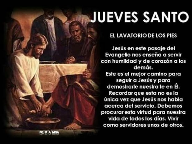 Frases e imágenes para reflexionar por Jueves Santo. (Foto: Pinterest)