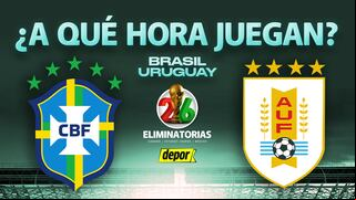 A qué hora juega Brasil vs. Uruguay por Eliminatorias 2026
