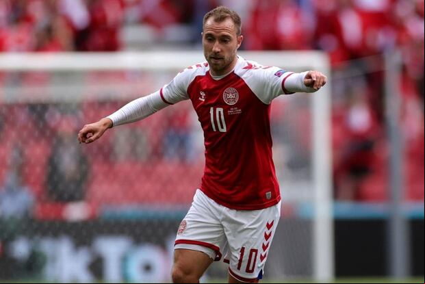 Christian Eriksen en la rampa de salida en Manchester United. (Foto: AP)