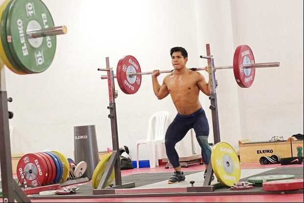 David Bardalez, campeón en Levantamiento de Pesas. (Foto: Legado)