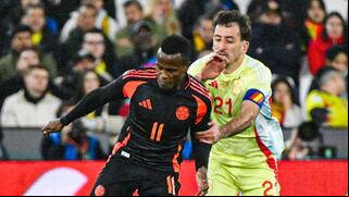 España vs. Colombia (0-1): resumen, gol y minuto a minuto del amistoso internacional